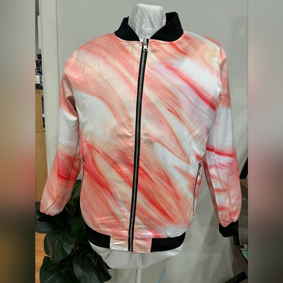 Vie + Riche/Men’s /Jacket Reversible Black Denim/Multicolor Polyester/SizeM - Picture 7 of 8